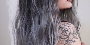 Grey Colour hairstyles